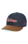 New Era X Levi's Mlb Logo Ball Cap - Black In Cleveland Indians