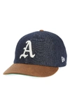 New Era X Levi's Mlb Logo Ball Cap - Black In Philadelphia Athletics