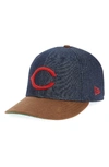 New Era X Levi's Mlb Logo Ball Cap - Black In Cincinnati Reds