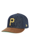 New Era X Levi's Mlb Logo Ball Cap - Black In Pittsburgh Pirates