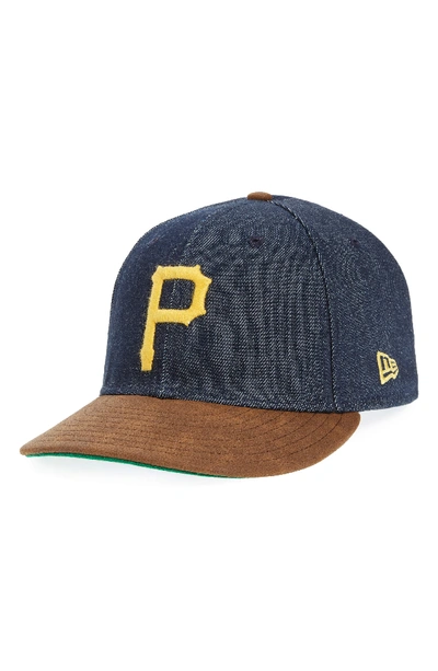 New Era X Levi's Mlb Logo Ball Cap - Black In Pittsburgh Pirates