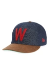 New Era X Levi's Mlb Logo Ball Cap - Black In Washington Senators