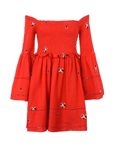 Free People Short Dress In Red