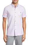 Ted Baker Slim Fit Sport Shirt In Purple