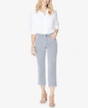 Nydj Release Hem Capri Skinny Jeans In Mineral Pigment