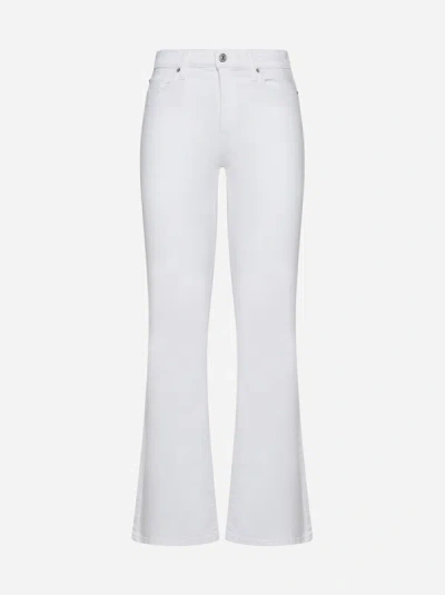 7 For All Mankind Hw Ali Slim Illusion Intro Jeans In White