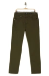 7 For All Mankind Squiggle Slim Fit Pants In Forest Night