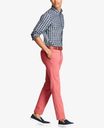 Brooks Brothers Red Fleece Men's Slim-fit Chinos In Brick Red | ModeSens