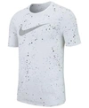 Nike Men's Dry Printed Basketball T-shirt In White