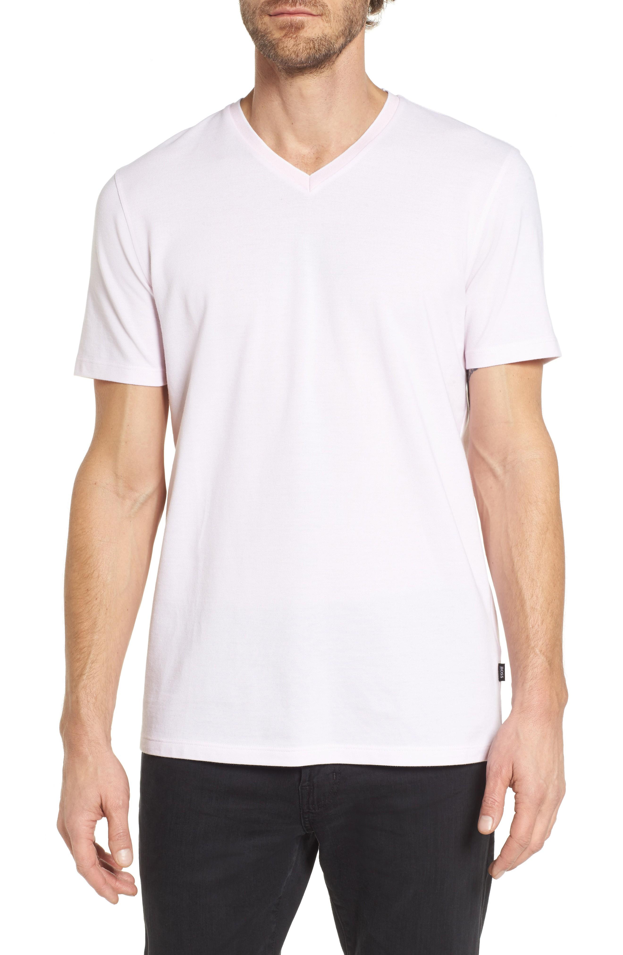 hugo boss slim fit v neck t shirt