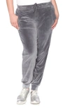 Slink Jeans Velour Jogger Pants In Slate