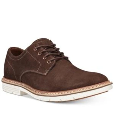 Timberland Men's Naples Trail Suede Oxfords Men's Shoes In Dark Brown Suede
