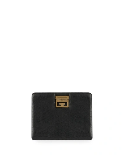 Givenchy Gv Framed Clutch Bag In Black