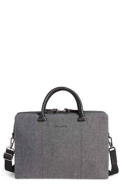 Ted Baker Citrice Document Briefcase In Charcoal