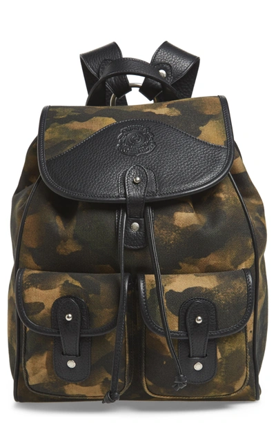 Ghurka Blazer Canvas Backpack In Camo Solid