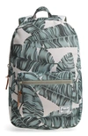 Herschel Supply Co 'settlement Mid Volume' Backpack - Green In Silver Birch Palm