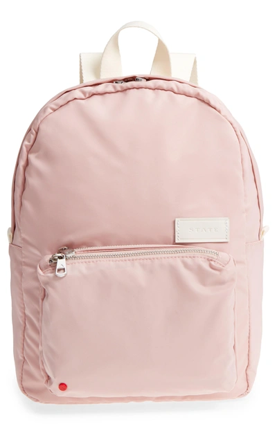 State The Heights Mini Lorimer Nylon Backpack - Pink In Rose