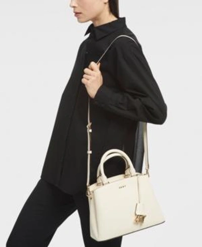 Dkny Paige Medium Satchel, Created For Macy's In Ivory