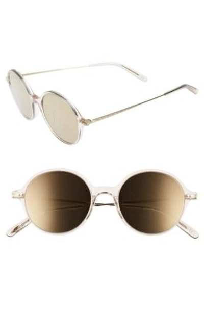 Oliver Peoples Corby 51mm Round Sunglasses - Dune