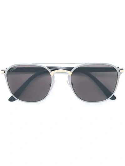 Cartier C Décor Sunglasses In Black