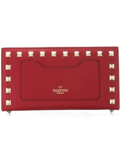 Valentino Garavani Valentino Rockstud Card Case - Red