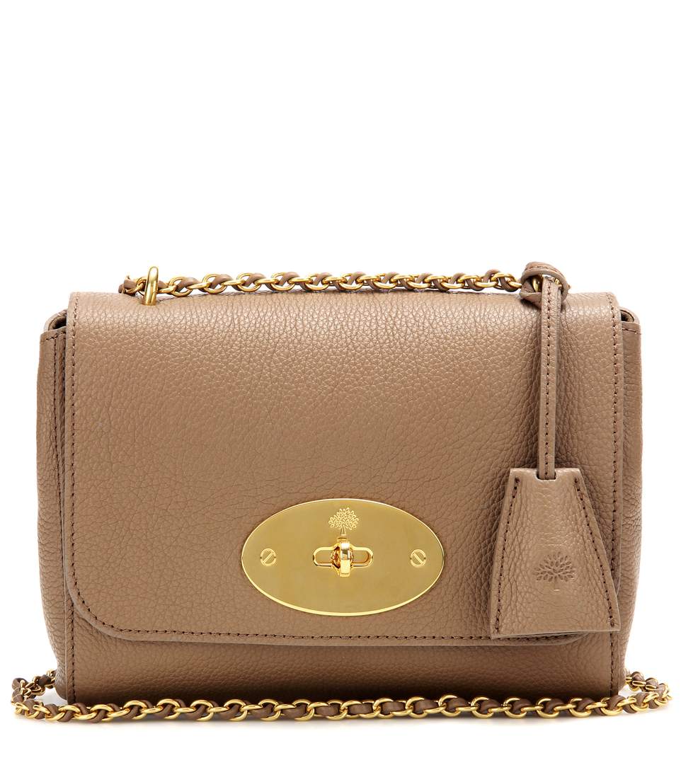 Mulberry Lily Small Leather Shoulder Bag In Dark Leige | ModeSens