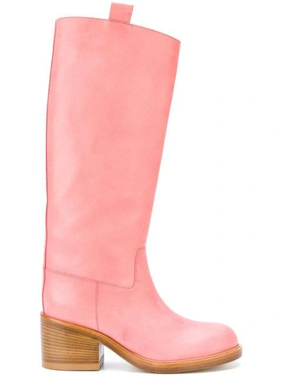 A.f.vandevorst Knee Length Boots In Pink