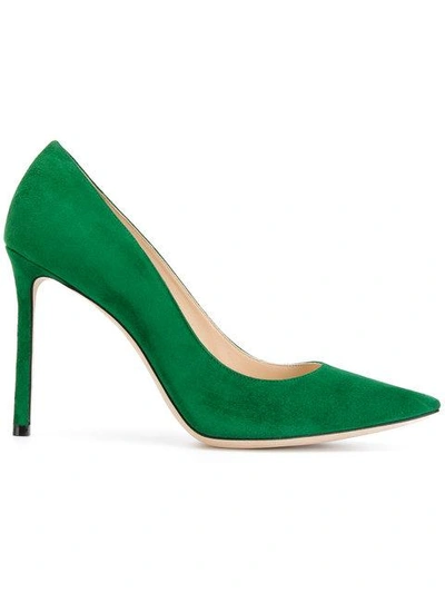 Jimmy Choo Romy 100 Pumps - Green