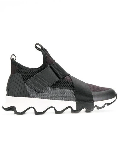 Sorel Strap Detail Sneakers - Black