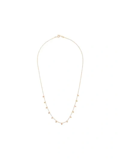 Sia Taylor 18kt Rose Gold Rainbow Dots Necklace