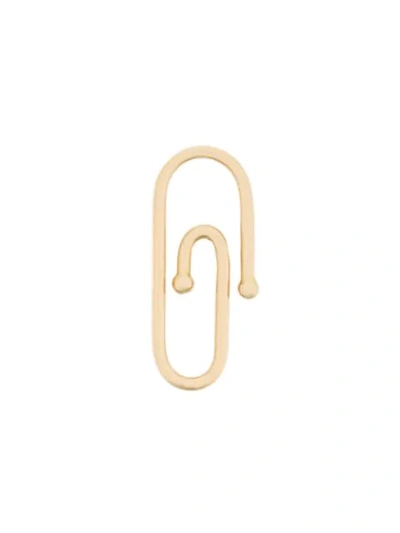 Aurelie Bidermann 18kt Yelllow Gold Paperclip Accessory In Metallic