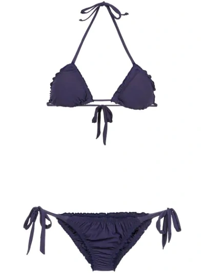 Olympiah Flamingo Bikini In Blue