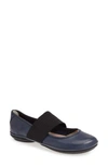 Camper 'right Nina' Leather Ballerina Flat In Navy Leather