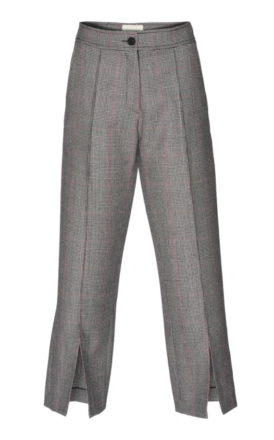 Giuseppe Di Morabito Check Design Trouser In Grey
