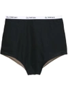 Olympiah Hot Pants Bikini Bottoms In Preto E Branco