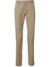 Dondup Classic Slim Chinos In Brown