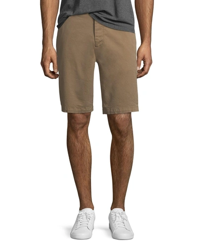 7 For All Mankind Men's Stretch Chino Shorts In Rich Khaki