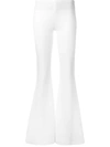 Galvan Flared Trousers In White