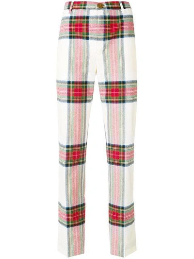 Vivienne Westwood Tartan Trousers In Multicolour