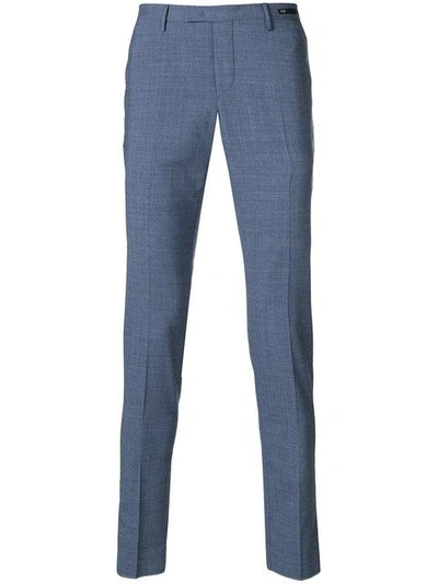 Pt01 Slim-fit Trousers - Blue