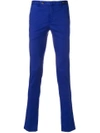Pt01 Side Fastened Trousers In Blue