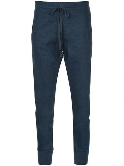 Lee Mathews Bobby Trousers In Blue