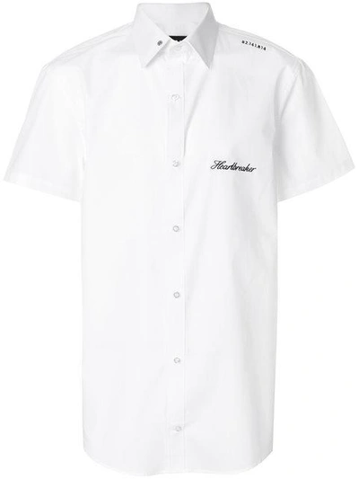 Icosae Heartbreaker Embroidered Shirt - White