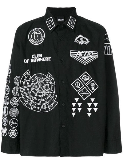 Ktz Scout Patches Shirt In Black