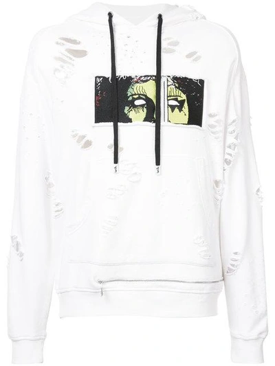 Haculla Destroy Popularity Hoodie In White