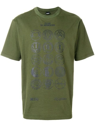 Ktz T-shirt Mit Print In Green