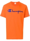 Champion Logo T-shirt In Yellow