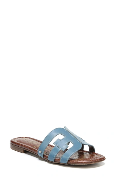 Sam Edelman Bay Cutout Slide Sandal In Denim Blue