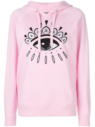 Kenzo Sweatshirt À Capuche Eye In Pink