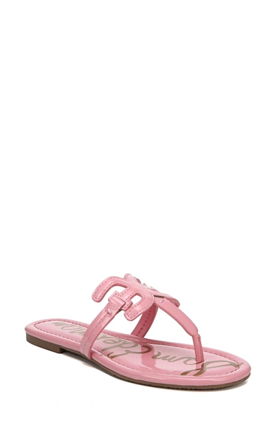 Sam Edelman Carter Thong In Pink Lemonade Patent Leather ModeSens